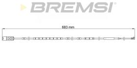 BREMSI WI0916 - TESTIGO DE FRENO BMW