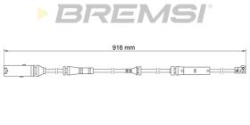 BREMSI WI0924 - TESTIGO DE FRENO BMW