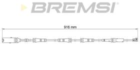 BREMSI WI0925 - TESTIGO DE FRENO BMW