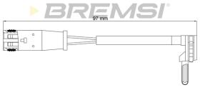 BREMSI WI0945 - TESTIGO DE FRENO MERCEDES-BENZ