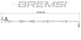 BREMSI WI0957 - TESTIGO DE FRENO JAGUAR