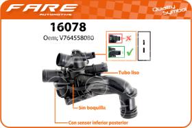 FARE 16078 - TAPA TERMOSTATO PEUGEOT 207/308/508