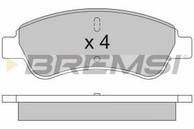 BREMSI BP3504 - PASTILLAS DE FRENO CITROEN