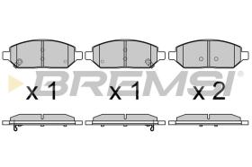 BREMSI BP3767 - PASTILLAS DE FRENO OPEL