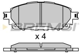 BREMSI BP3771 - PASTILLAS DE FRENO TOYOTA