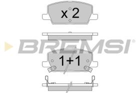 BREMSI BP3772 - PASTILLAS DE FRENO OPEL