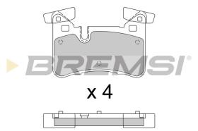 BREMSI BP3773 - PASTILLAS DE FRENO MERCEDES-BENZ