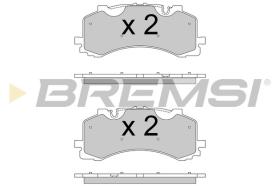 BREMSI BP3776 - PASTILLAS DE FRENO VW, AUDI