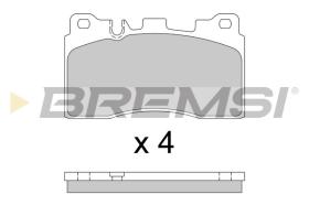 BREMSI BP3778 - PASTILLAS DE FRENO MERCEDES-BENZ