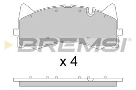 BREMSI BP3781 - PASTILLAS DE FRENO MERCEDES-BENZ