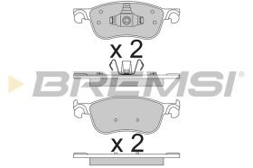 BREMSI BP3791 - PASTILLAS DE FRENO FORD