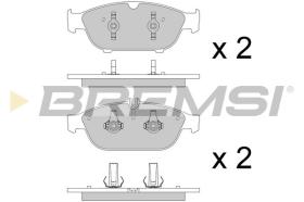 BREMSI BP3795 - PASTILLAS DE FRENO MERCEDES-BENZ