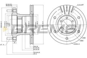 BREMSI CD5133V - DISCOS DE FRENO IVECO