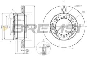 BREMSI CD5184V - DISCOS DE FRENO RENAULT, RENAULT TRUCKS