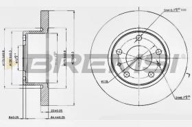 BREMSI CD5194S - DISCOS DE FRENO IVECO