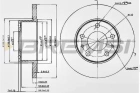 BREMSI CD5195S - DISCOS DE FRENO IVECO