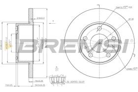 BREMSI CD5196S - DISCOS DE FRENO IVECO