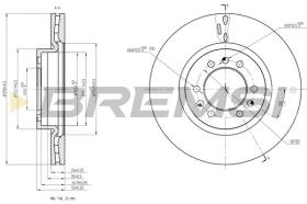 BREMSI CD5235V - DISCOS DE FRENO IVECO