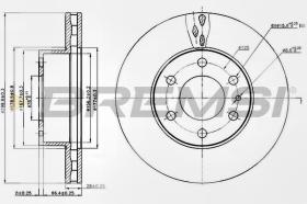 BREMSI CD5314V - DISCOS DE FRENO IVECO