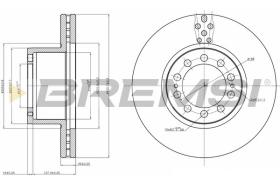 BREMSI CD5323V - DISCOS DE FRENO FRONT REAR DIAM.430 VENT MERCEDE