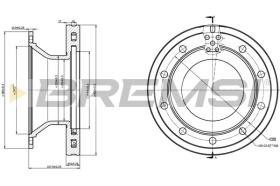 BREMSI CD5336V - DISCOS DE FRENO REAR DIA.430  SCHMITZ CARGO