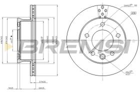 BREMSI CD5361V - DISCOS DE FRENO MERCEDES-BENZ