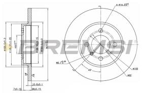 BREMSI CD6062S - DISCOS DE FRENO BMW
