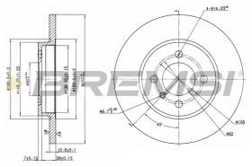 BREMSI CD6062S - DISCOS DE FRENO BMW