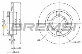 BREMSI CD6064S - DISCOS DE FRENO NISSAN