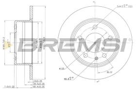 BREMSI CD6086S - DISCOS DE FRENO BMW