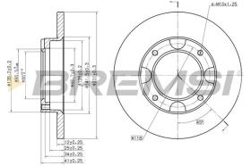 BREMSI CD6087S - DISCOS DE FRENO HONDA