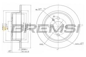 BREMSI CD6093S - DISCOS DE FRENO BMW, ALPINA