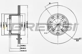 BREMSI CD6095S - DISCOS DE FRENO MERCEDES-BENZ