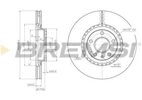 BREMSI CD6156V - DISCOS DE FRENO FIAT, OPEL, ALFA ROMEO, LANCIA