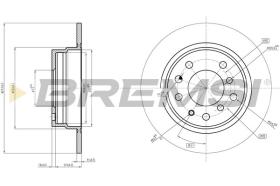 BREMSI CD6165V - DISCOS DE FRENO BMW