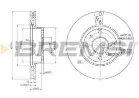 BREMSI CD6178V - DISCOS DE FRENO FIAT, NISSAN, ALFA ROMEO