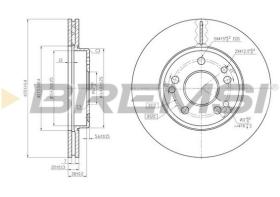 BREMSI CD6181V - DISCOS DE FRENO MERCEDES-BENZ