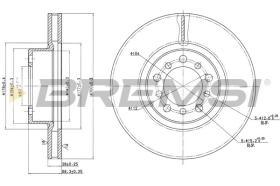 BREMSI CD6185V - DISCOS DE FRENO MERCEDES-BENZ