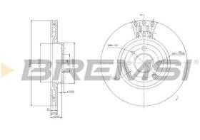 BREMSI CD6220V - DISCOS DE FRENO FIAT, ALFA ROMEO, LANCIA