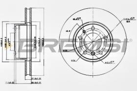 BREMSI CD6222V - DISCOS DE FRENO BMW