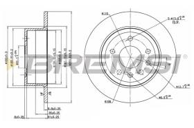 BREMSI CD6239S - DISCOS DE FRENO OPEL, VAUXHALL