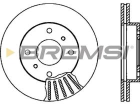 BREMSI CD6260V - DISCOS DE FRENO NISSAN, INFINITI