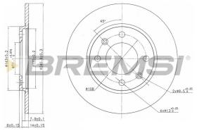 BREMSI CD6263S - DISCOS DE FRENO PEUGEOT