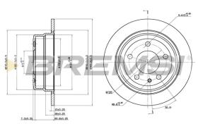 BREMSI CD6303S - DISCOS DE FRENO BMW