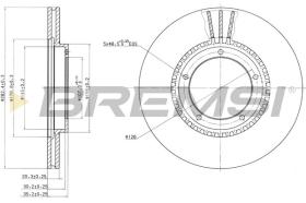 BREMSI CD6312V - DISCOS DE FRENO PORSCHE