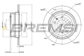 BREMSI CD6317S - DISCOS DE FRENO BMW