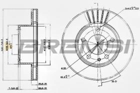 BREMSI CD6325V - DISCOS DE FRENO BMW