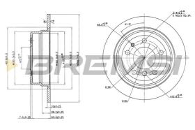 BREMSI CD6326S - DISCOS DE FRENO BMW