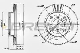 BREMSI CD6400V - DISCOS DE FRENO SUZUKI