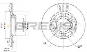 BREMSI CD6460V - DISCOS DE FRENO MITSUBISHI